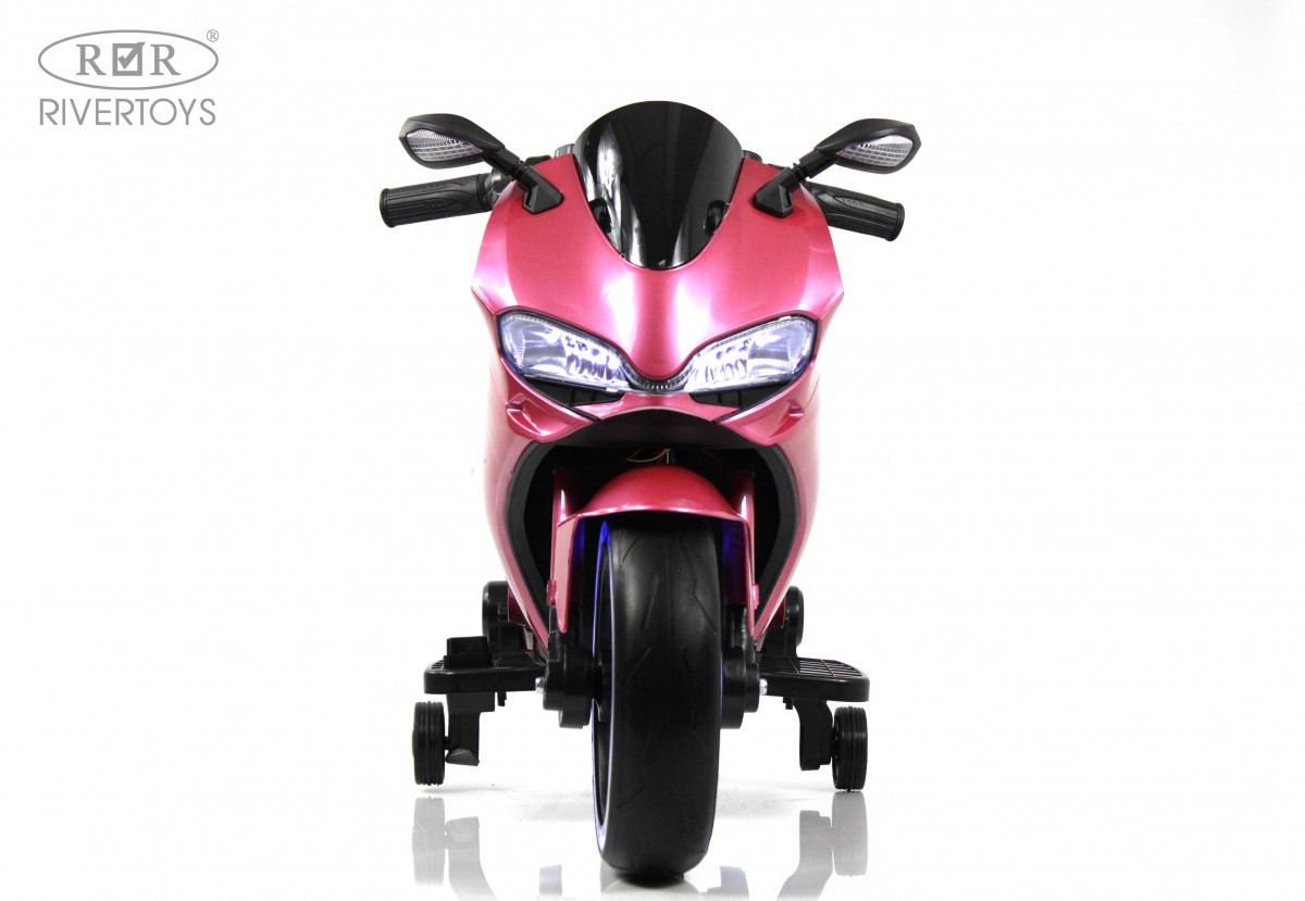 Детский электромотоцикл RiverToys X003XX розовый глянец q3ca4gtgftcnawxrozpbmtw30hpkyugk