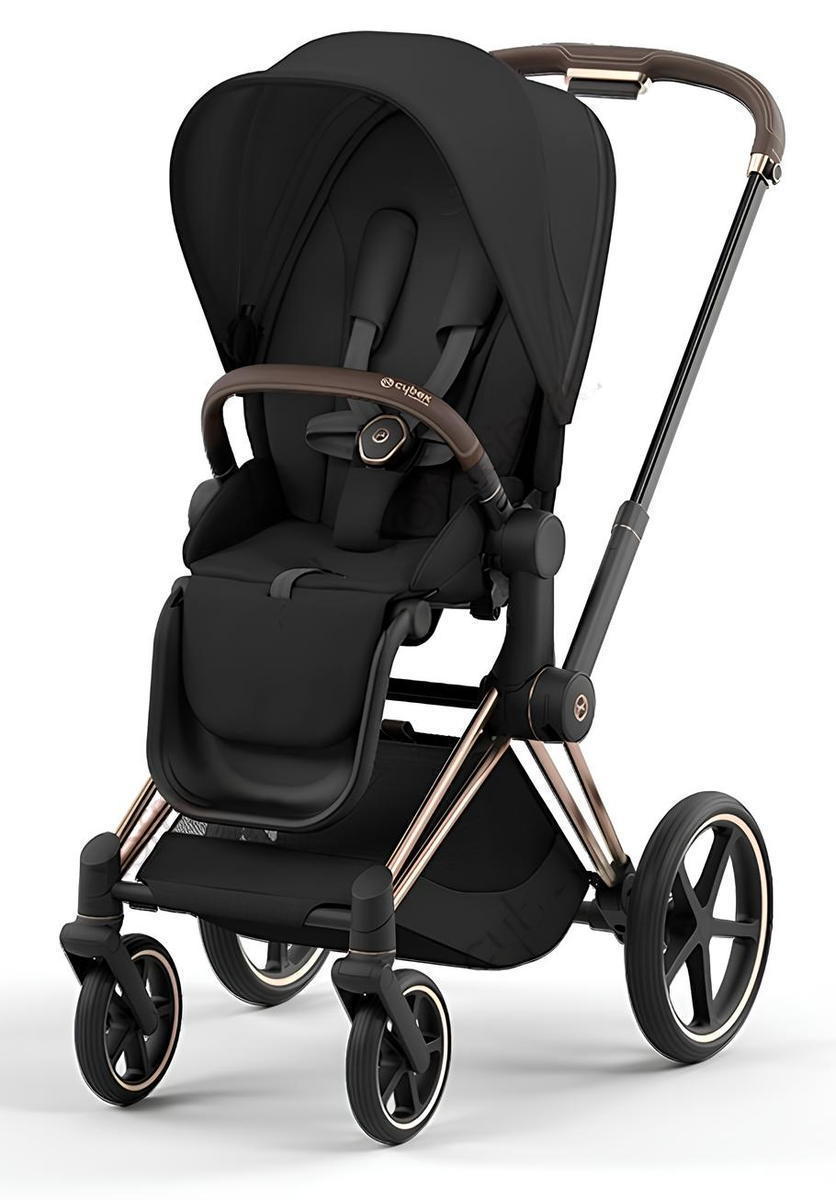 Коляска 2 в 1 Cybex Priam IV (шасси Rosegold) Sepia Black r8okpofs3ovriv163mhvj30to4trc0cu