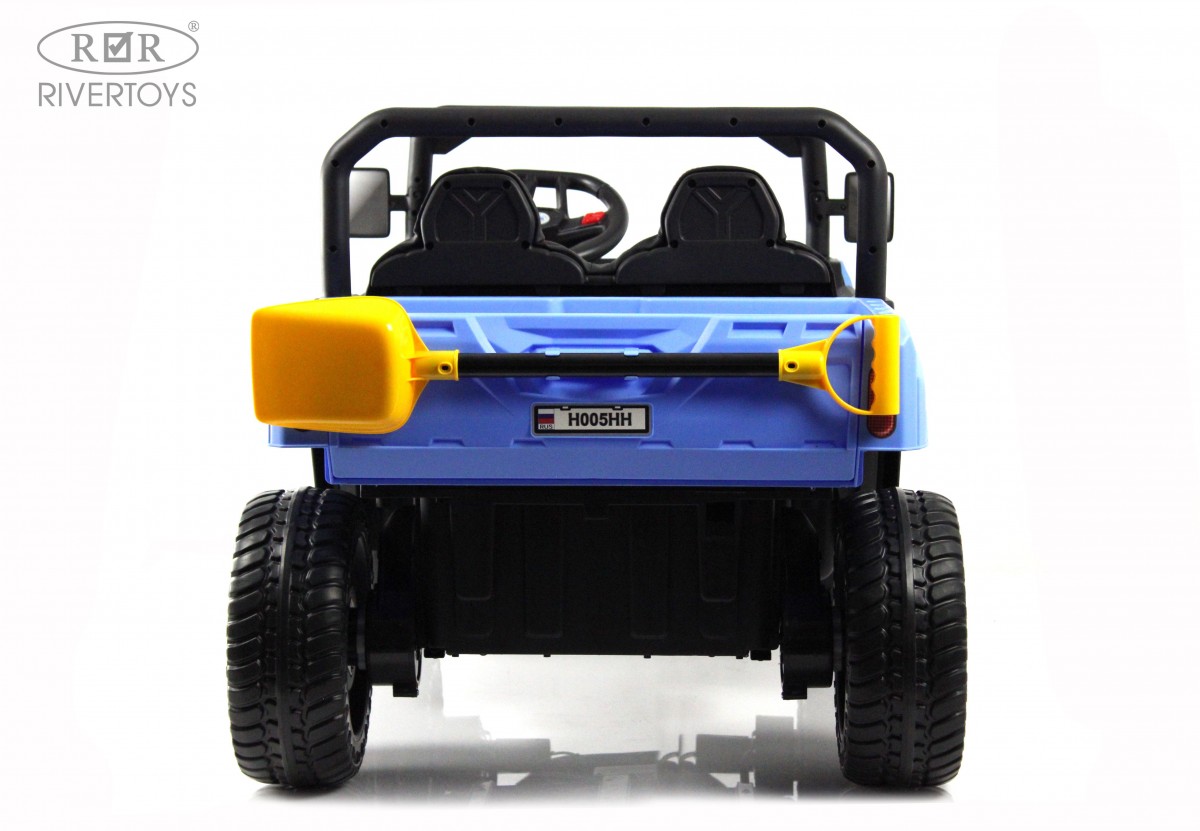 Детский электромобиль RiverToys H005HH синий wm1c60b9kxlsruwo0i525nb946u2ej3p