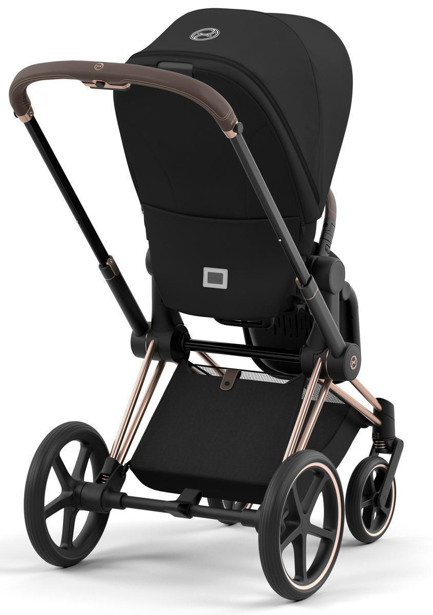 Коляска 2 в 1 Cybex Priam IV (шасси Rosegold) Sepia Black hg55laenqwg6dcjdsveeeh2dim882ap6
