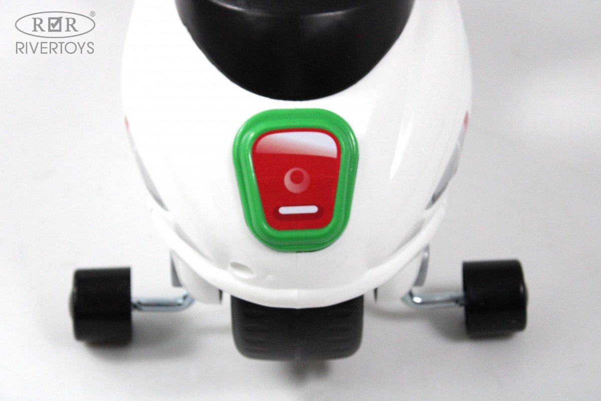 Детский толокар RiverToys G200GG белый hngj1sqs2hef3murpho9xec1r4ihh719