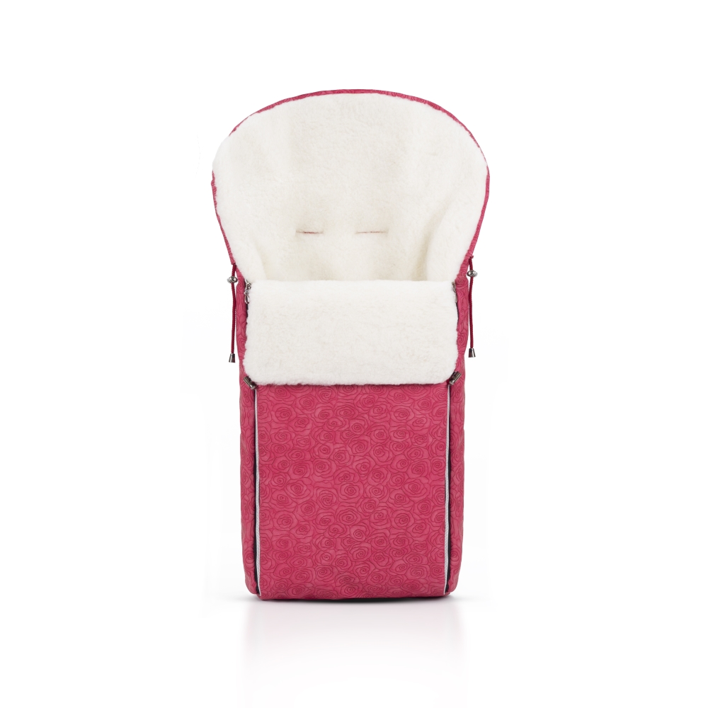 Конверт в коляску Beatrice Bambini Fiori (экокожа) (Pink)