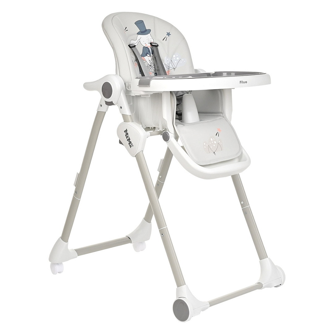 Стульчик для кормления Pituso Mimi Grey Rabbit/Серый Зайка cmxcm1fcx32l20cr36a21tslcrfgahs5