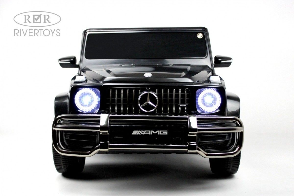 Детский электромобиль RiverToys Mercedes-AMG G63 (S307) черный 5d4qodf9a5tzhdghxlway2phaubsb94w