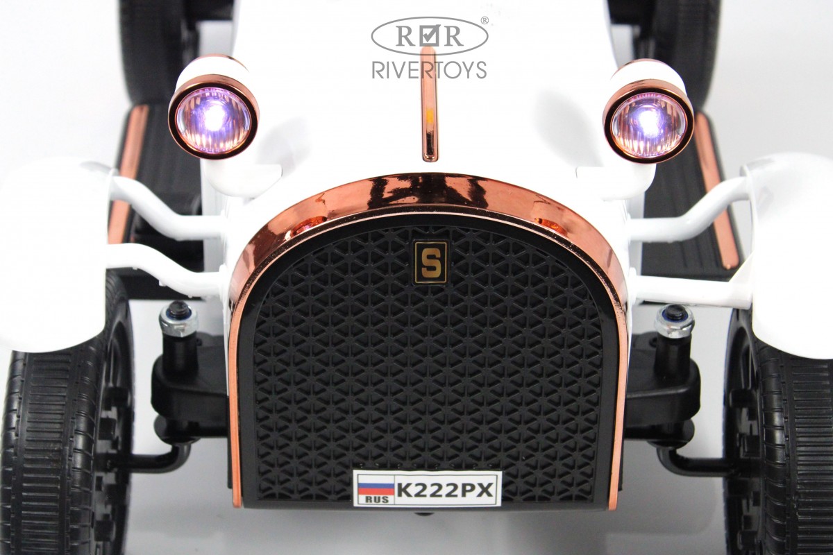 Детский электромобиль RiverToys K222PX белый yol4dxv639slvjy6yrntz8zn7yteaba4