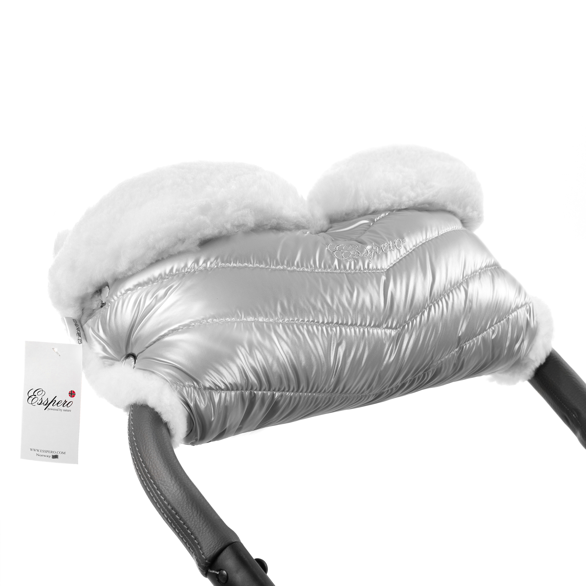Муфта для рук на коляску Esspero Cosy White Silver 7468716e318c1979dd1946af6bb1798f