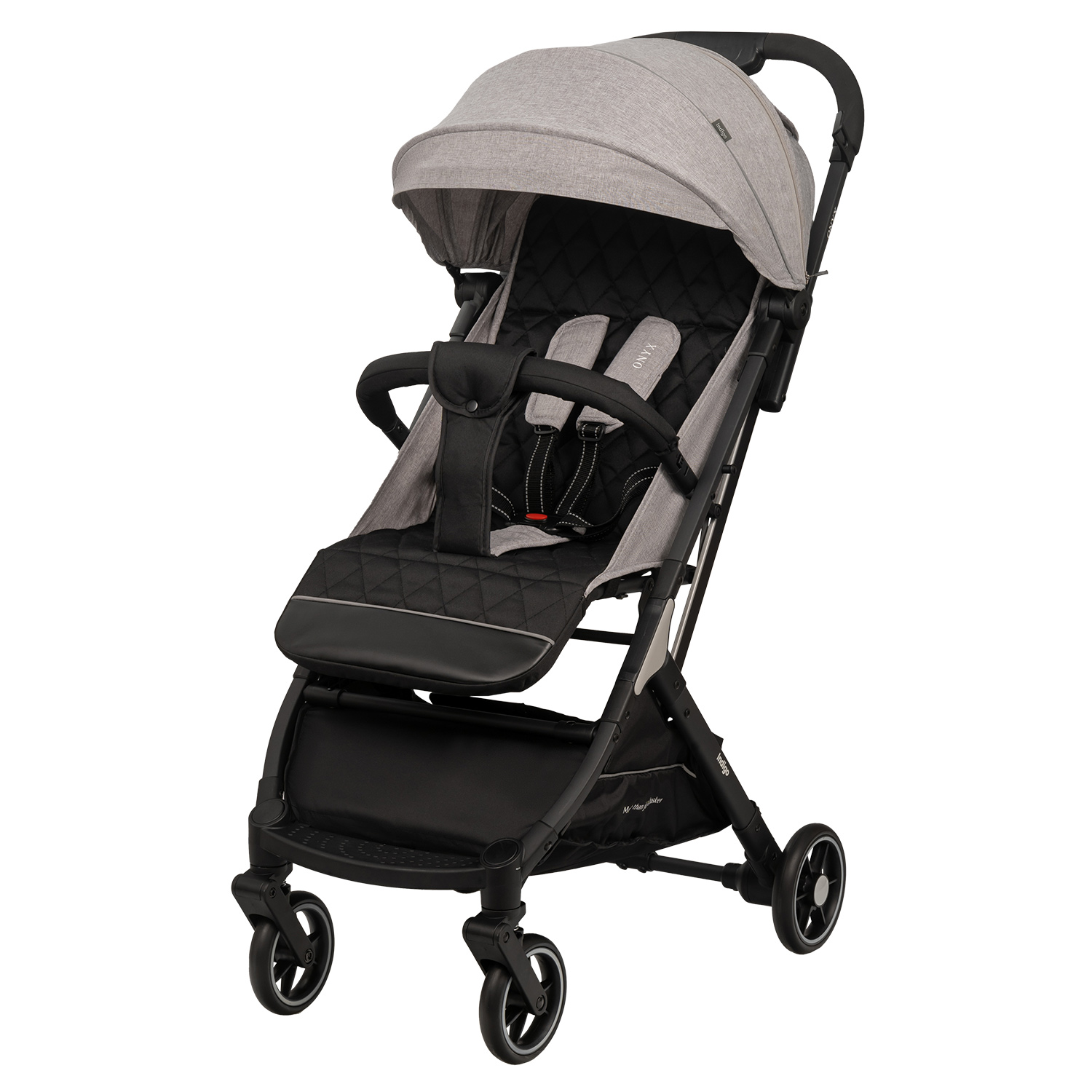 Прогулочная коляска INDIGO ONYX  серый 7e5142e1b552480a46d1d1cee8130025