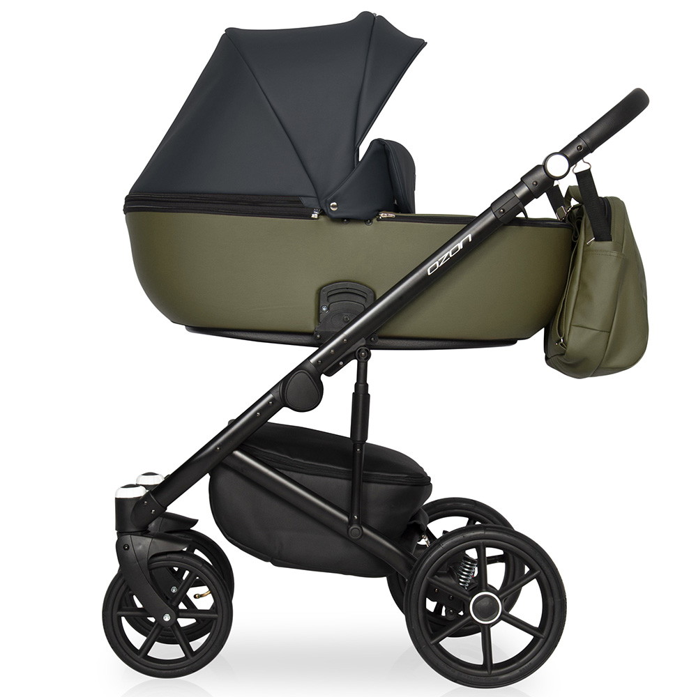 Коляска 3 в 1 RIKO BASIC OZON 02 черно-зеленый f674eim23ul3x3fcjmf4kd2ycx4pq8oy