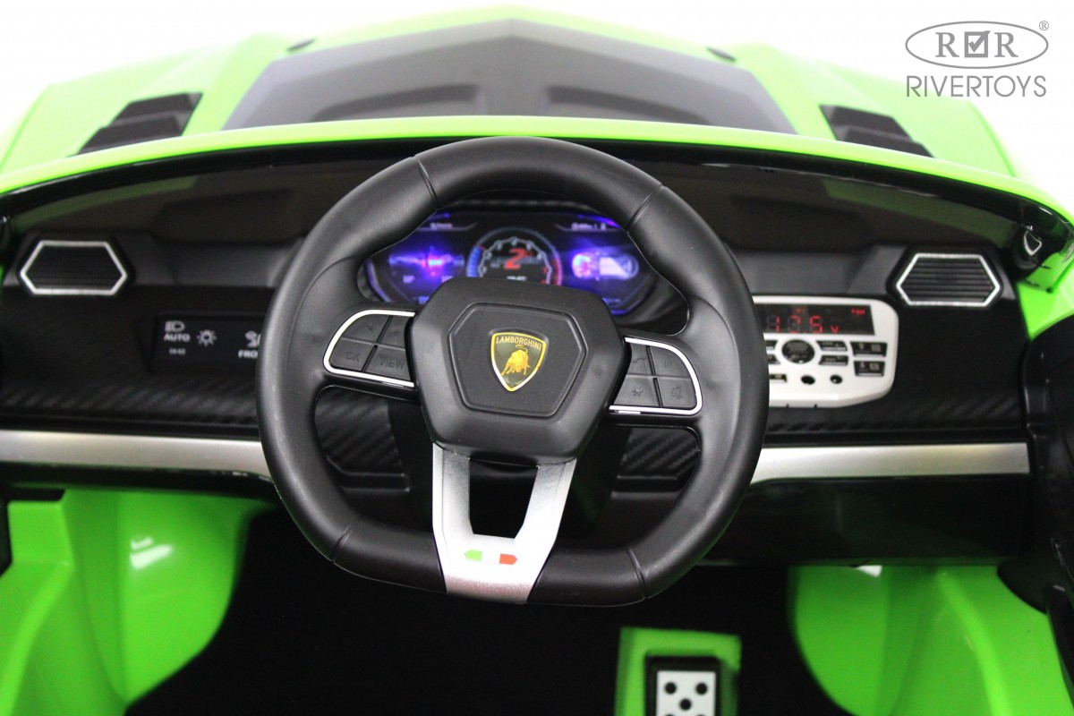 Детский электромобиль RiverToys Lamborghini Urus E777EE зеленый hncehlfn6p2csesmfc36gbilh7rssv6o