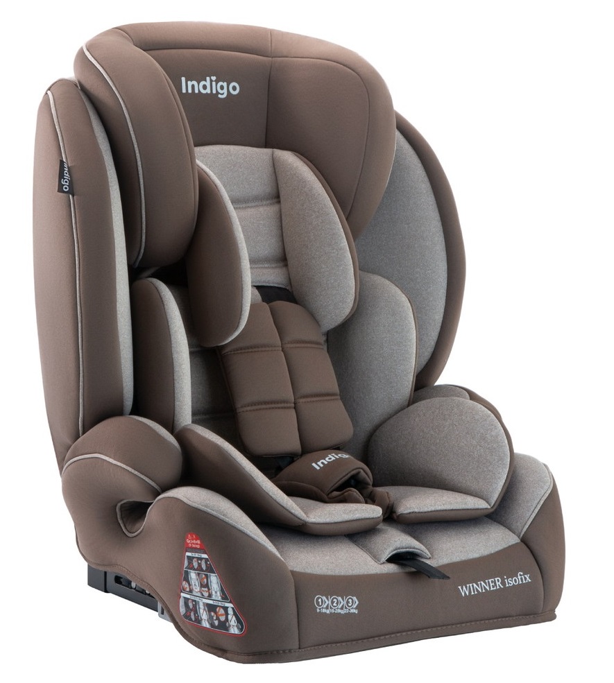 Автокресло Indigo WINNER ISOFIX, YB706B, группа 1+2+3  бежевый-коричневый kqe26eevj7rh1yzn4jhkfchkvv15wepp