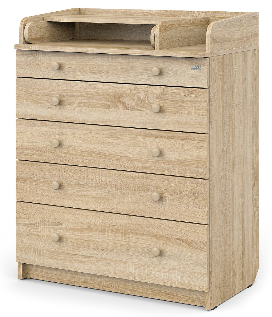 Детский пеленальный комод Атон Leo 805 с органайзером, ЛДСП дуб сонома bx334oh3jsnm5phbxeb9v8rd7o9txp8w