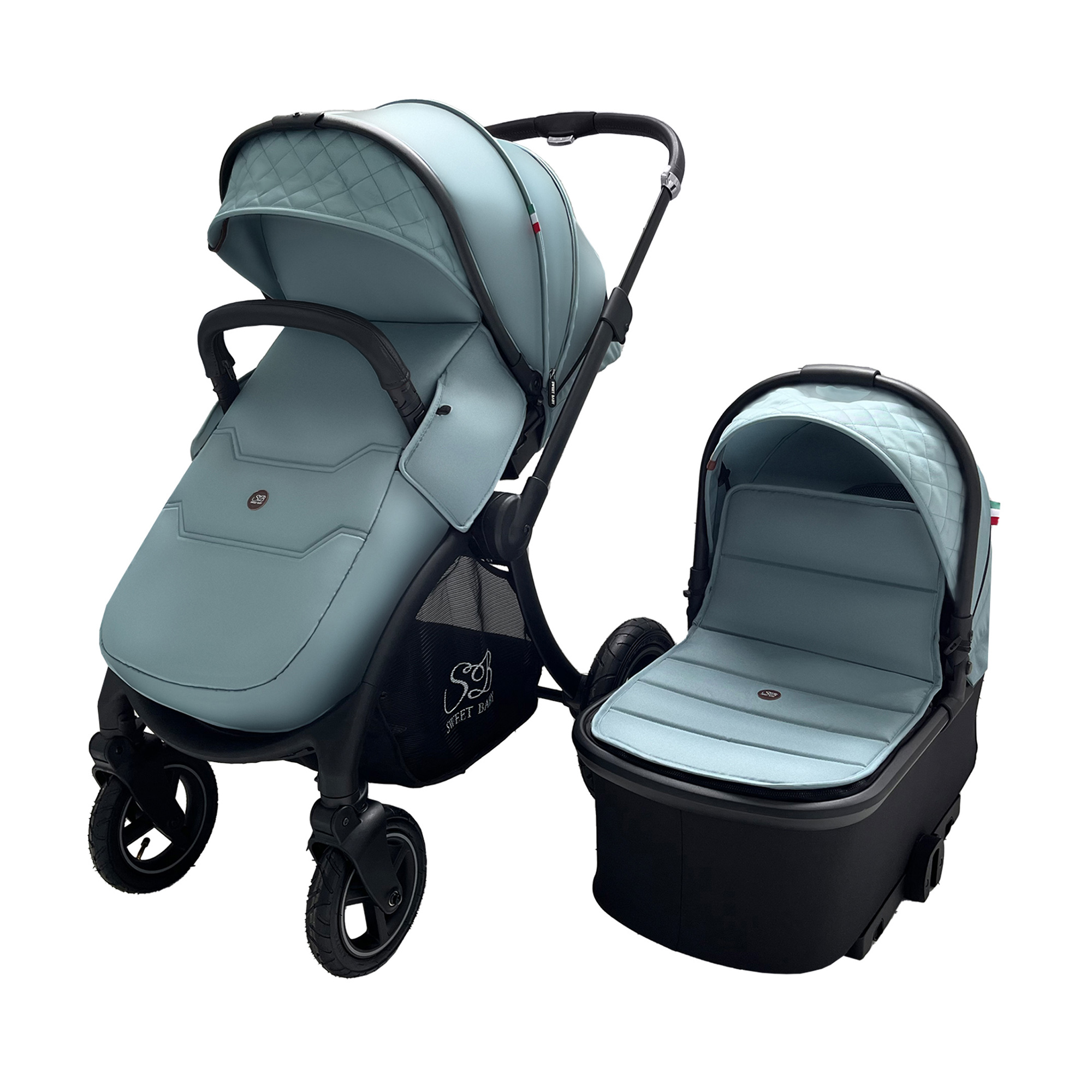Коляска 2 в 1 Sweet Baby Cupola Green Neo aacixlhyfhihueoqkk4zkwvrq15ffafa
