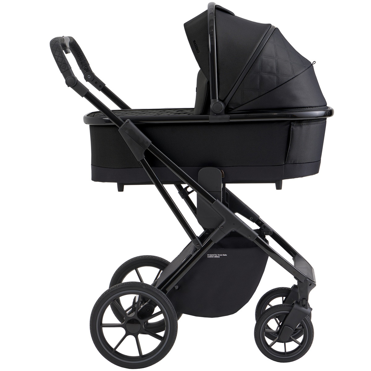 Детская коляска Sweet Baby Massimo SBL 2 в 1 Black aekvay6pfpu5tpaitqybnnqq17byh8wt