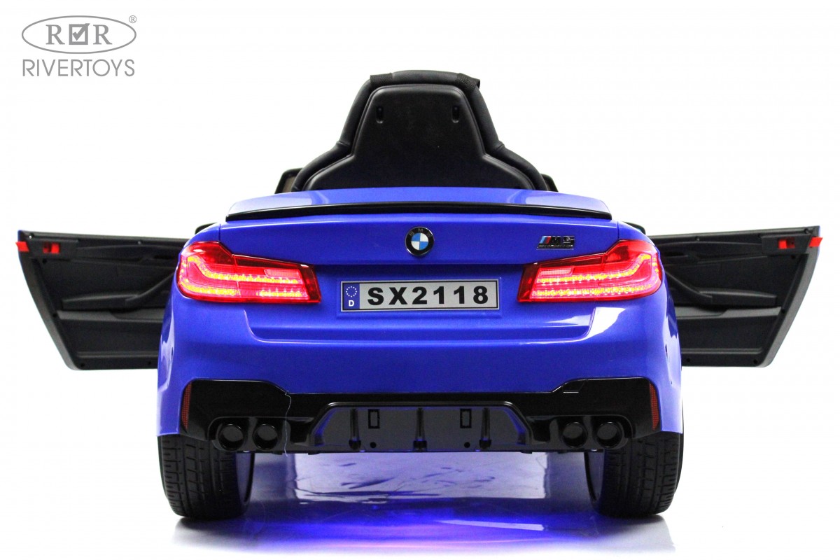 Детский электромобиль RiverToys BMW M5 Competition A555MP синий qqd9ps2covnczfy129mqbqb729ts9udb