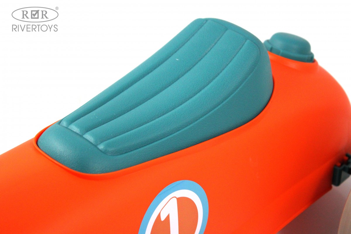 Детский толокар RiverToys G100GG оранжевый yvpwemufbmc77thf861enhovdjhnmpw7