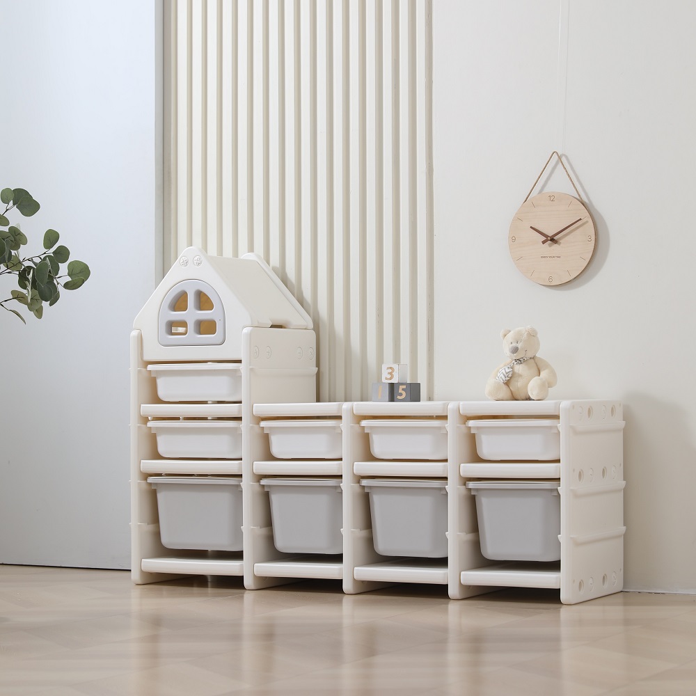 Стеллаж для игрушек UNIX Kids(9 ящиков) Grey 108131670-stellazh-dlya-igrushek-unix-kids9-yashikov-grey