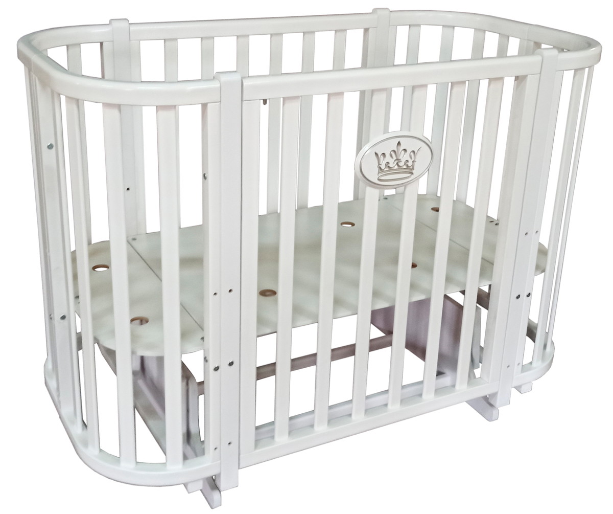 Детская кроватка КЕДР Estelle 4 (маятник) Белый/Белый t08ykgd21w44tl2ims530k0b0m3q4nlg