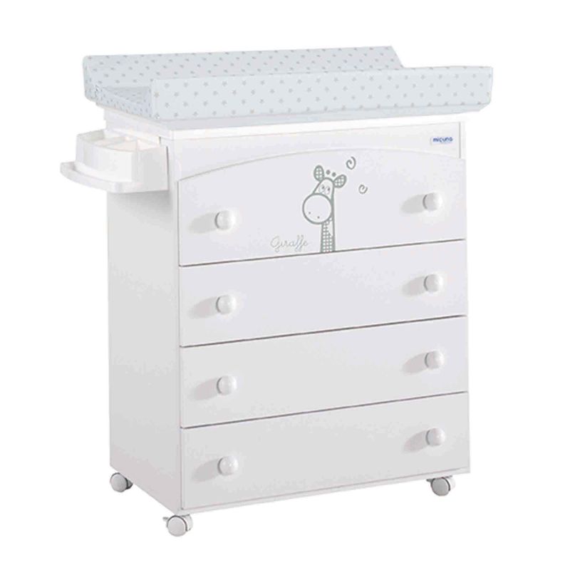 Комод пеленальный с декором Micuna Sabana B-970 White/Stare Grey 9c035d25ce838eafe7a3da012018078e