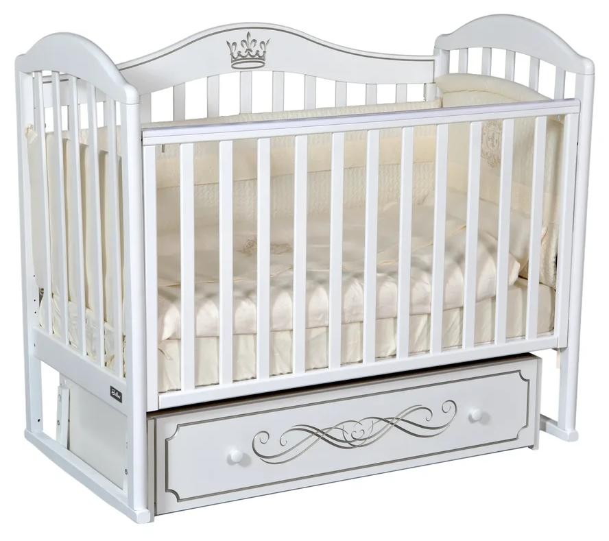 Детская кроватка Bellini Silvia Elite (универсальный маятник) белый z22odsj973ygek8nl3fb5ttn1tiympdn