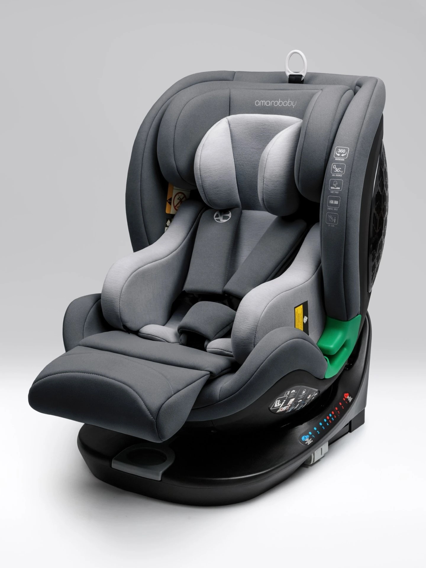 Автокресло Amarobaby Triumph i-Size (серый)