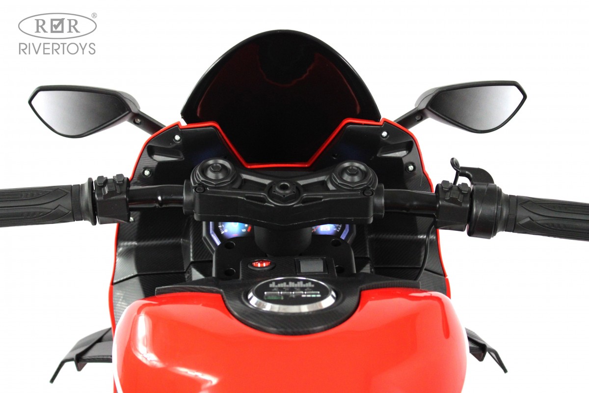 Детский электромотоцикл RiverToys М777БХ красный ohx7j3oqynvagubsg8gbvrd3aoz8jxb8