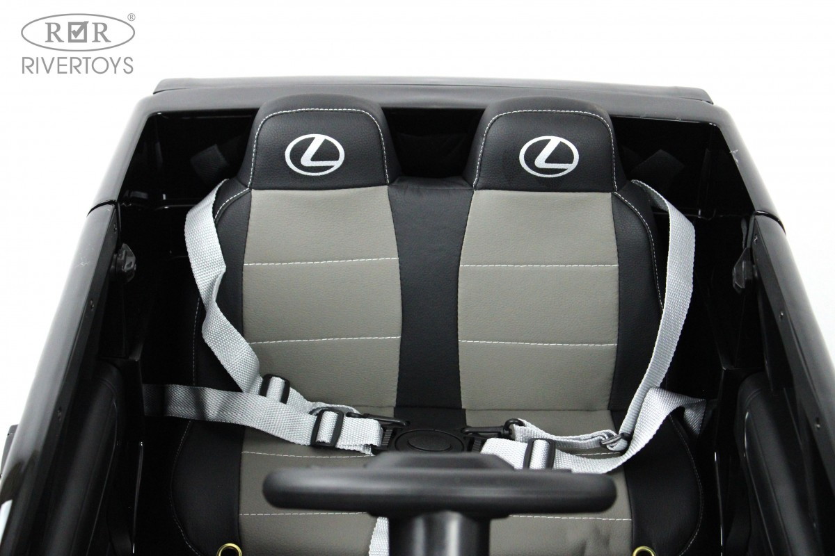 Детский электромобиль RiverToys Lexus 570 E555EE черный глянец gu5ng9ol1eu1hkggv2jaq87xxefj28ah