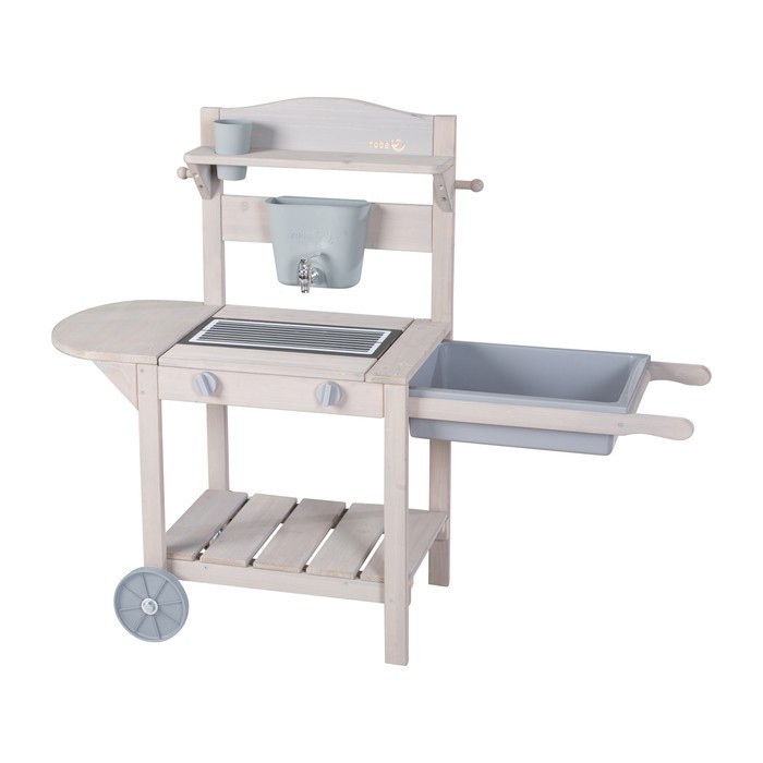 Детская игровая кухня для улицы на колесах Roba BBQ серый mu9agel54mbxao9moevq6rlpr8abx9zu