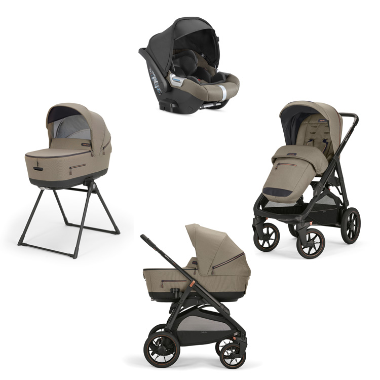 Коляска 3 в 1 Inglesina Aptica XT с подставкой под люльку Stand Up Tuareg Beige 108127370-kolyaska-3-v-1-inglesina-aptica-system-quattro-shassi-aptica