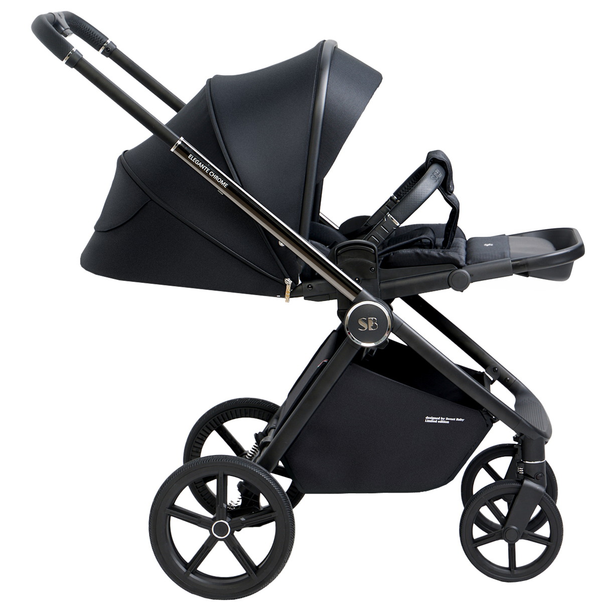 Коляска 2 в 1 Sweet Baby Elegante Chrome Black xmro1hoxmn8s1pt8ot1jmu1vsb3l23x7