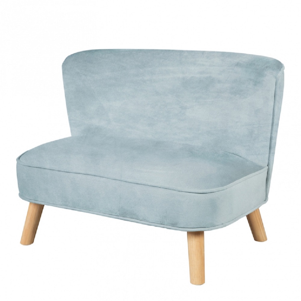 Детский велюровый диван ROBA Lil Sofa Голубой 108130942-detskii-velyurovii-divan-roba-lil-sofa-goluboi