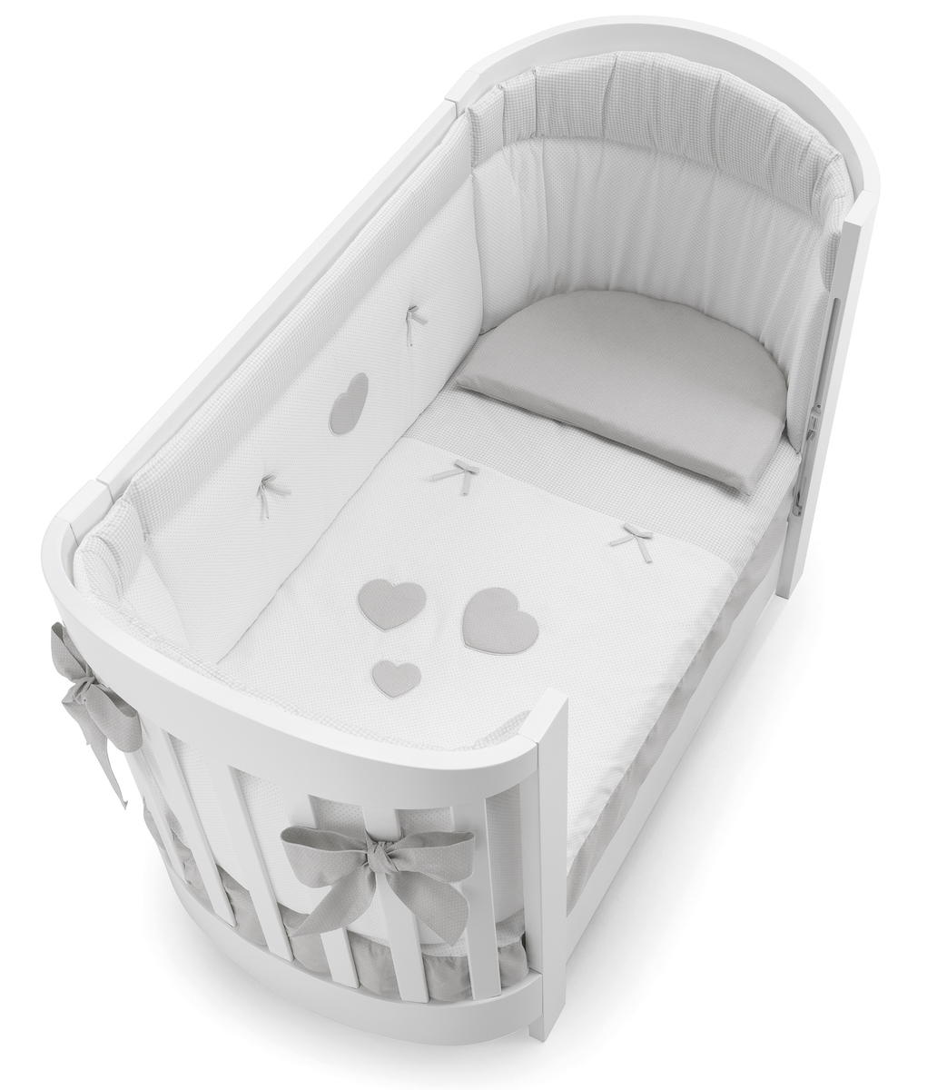 Детская кроватка Erbesi Sweet с матрасом Белый 6v8ayjb8qvy4mwgpt5yyh52gzf6zc8c3