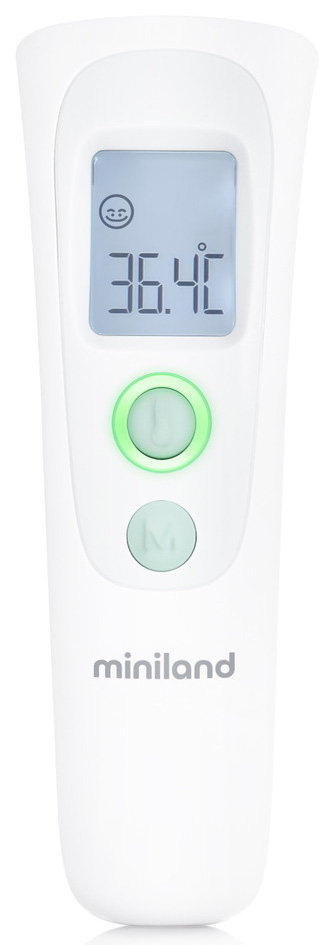Бесконтактный многофункциональный термометр Miniland Thermoadvanced Easy (White)