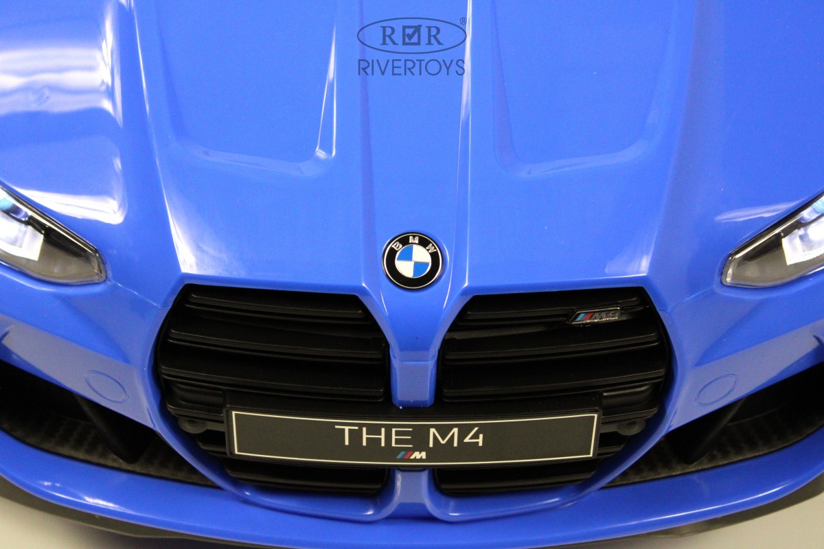 Детский электромобиль RiverToys BMW M4 A004AA синий xj6p6n4bbfs2776hw20oazevgv7dmyet
