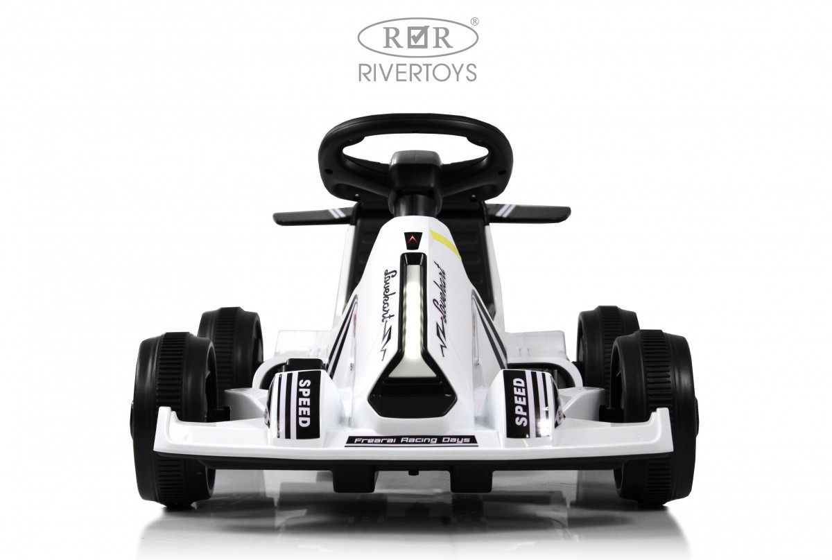 Детский электромобиль RiverToys K008PX белый 16rttkkq58lfxlcby4kprpp2se0uivx9