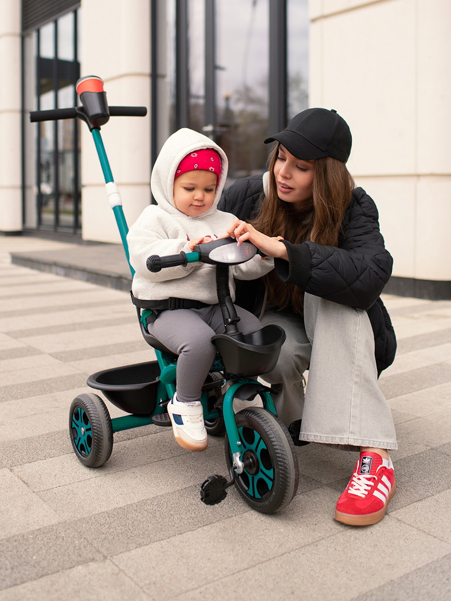 Трехколесный велосипед AmaroBaby Legend с ручкой зеленый j0zgg8l8rc82c54c4tw4tmk7aooe87aw
