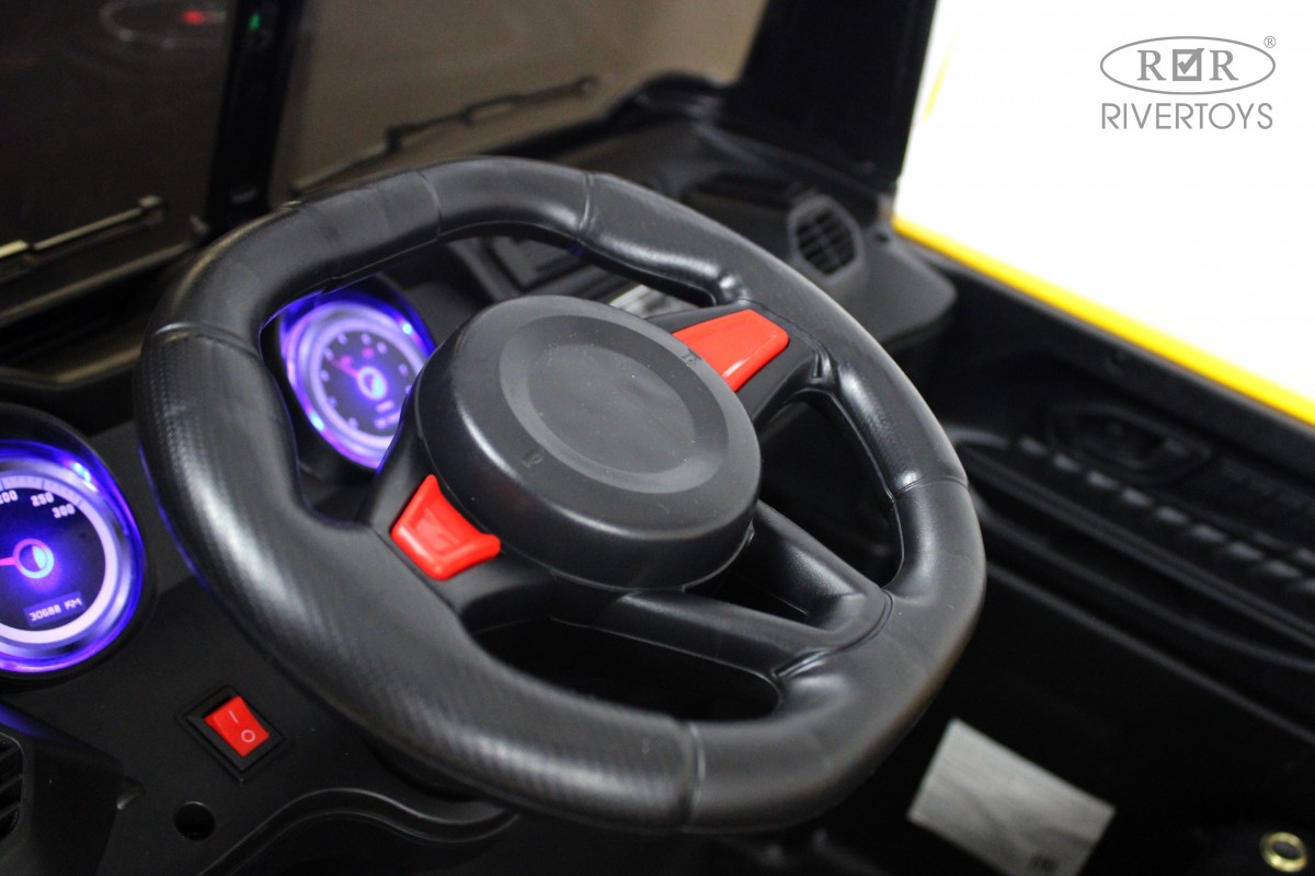 Детский электромобиль RiverToys K777AM желтый o6lu440olfja1yvlpbzggvfz74btwkpp
