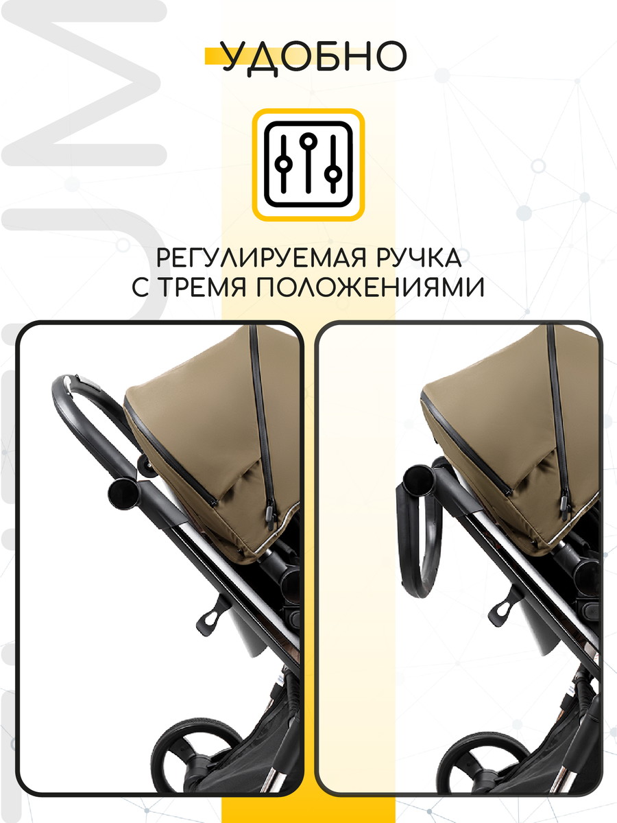 Коляска 2 в 1 Amarobaby Tutum с Auto Brake Бежевый pgai4goyf3tzhc5gipz5g2qvp57y3f5n