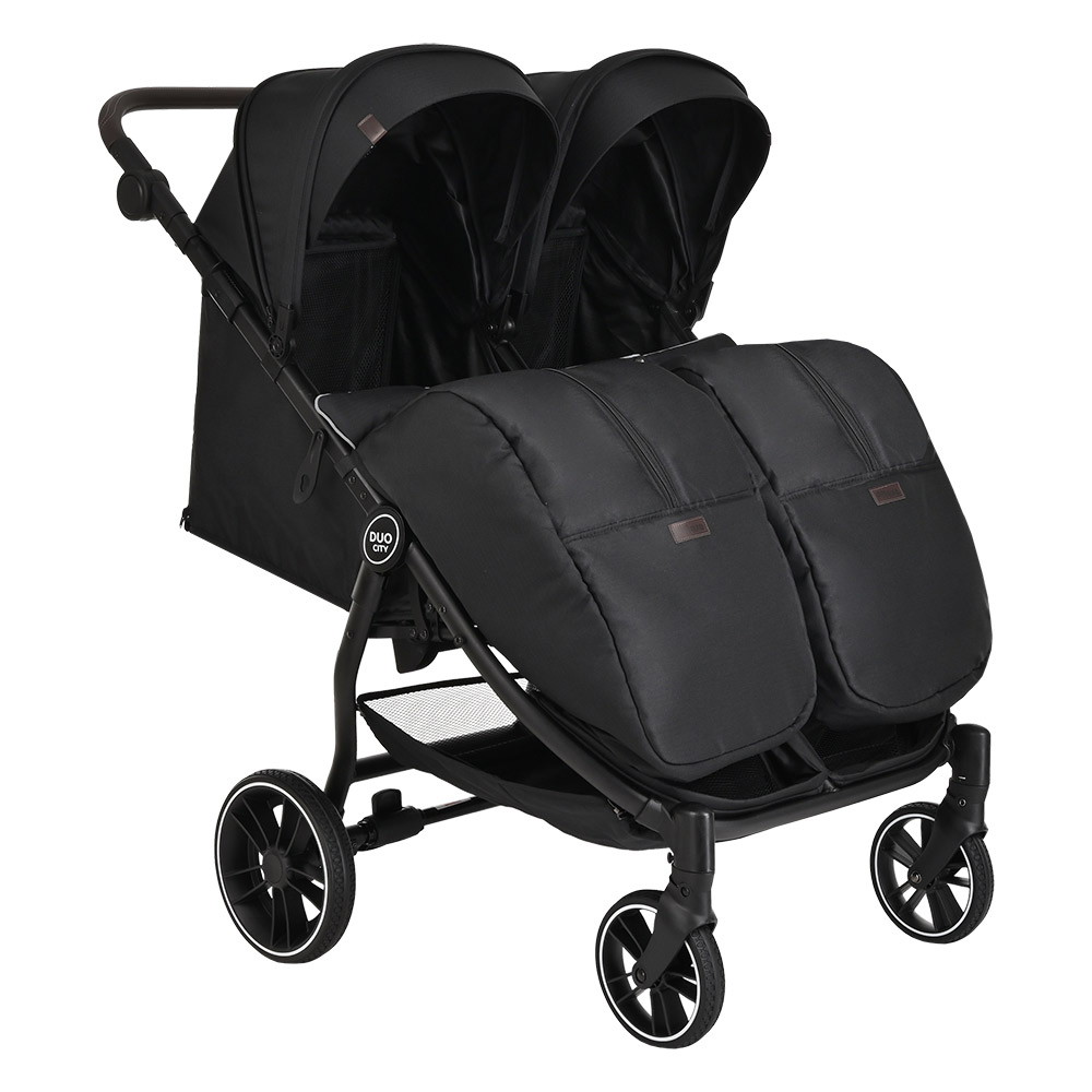 Прогулочная коляска для двойни PITUSO DUOCITY 2023 Black q0i2y61iivyntk7satygshrzq93m3bzl