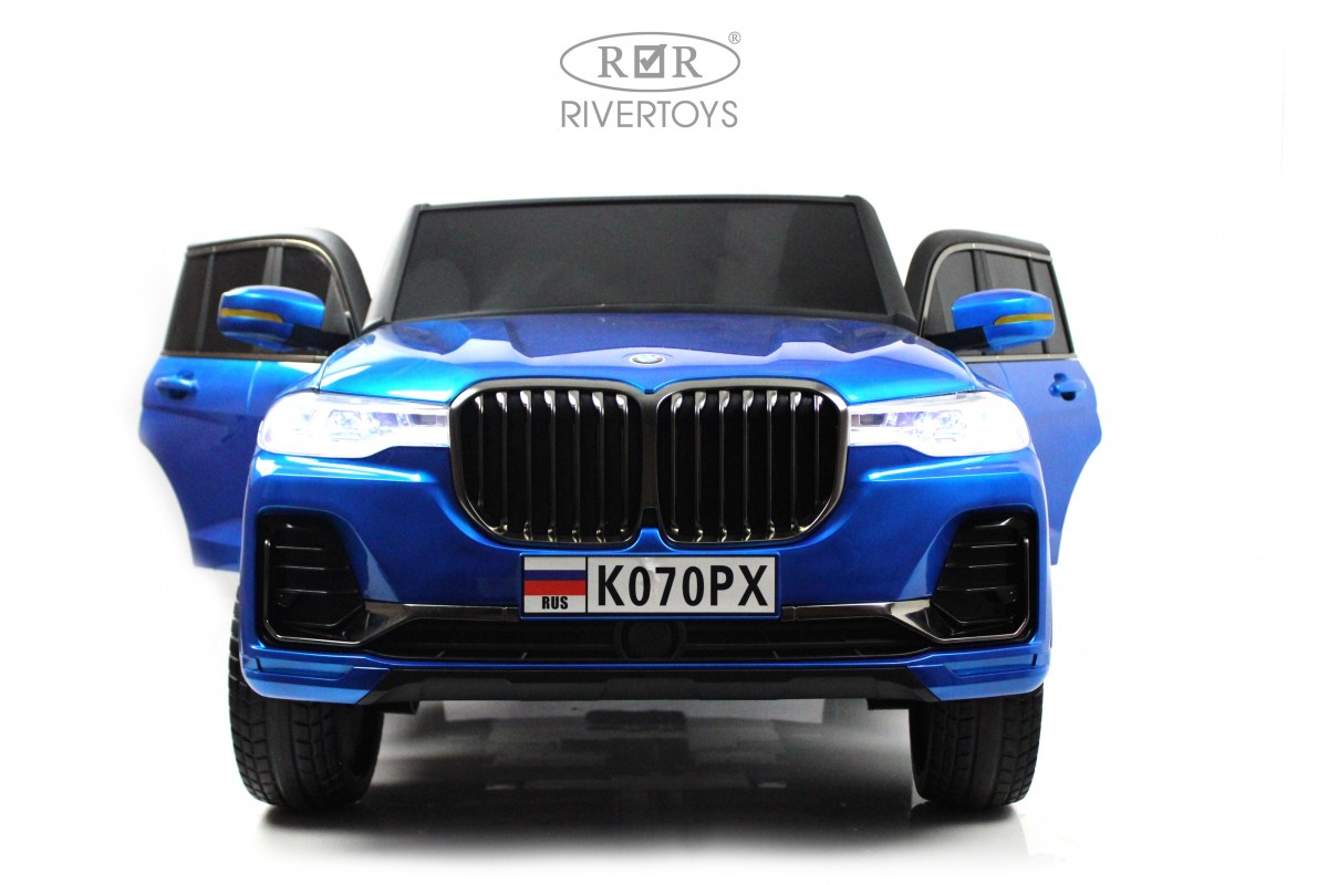 Детский электромобиль RiverToys K070PX синий глянец alf8d013sv07eymrsh41vozu37yv7mhv