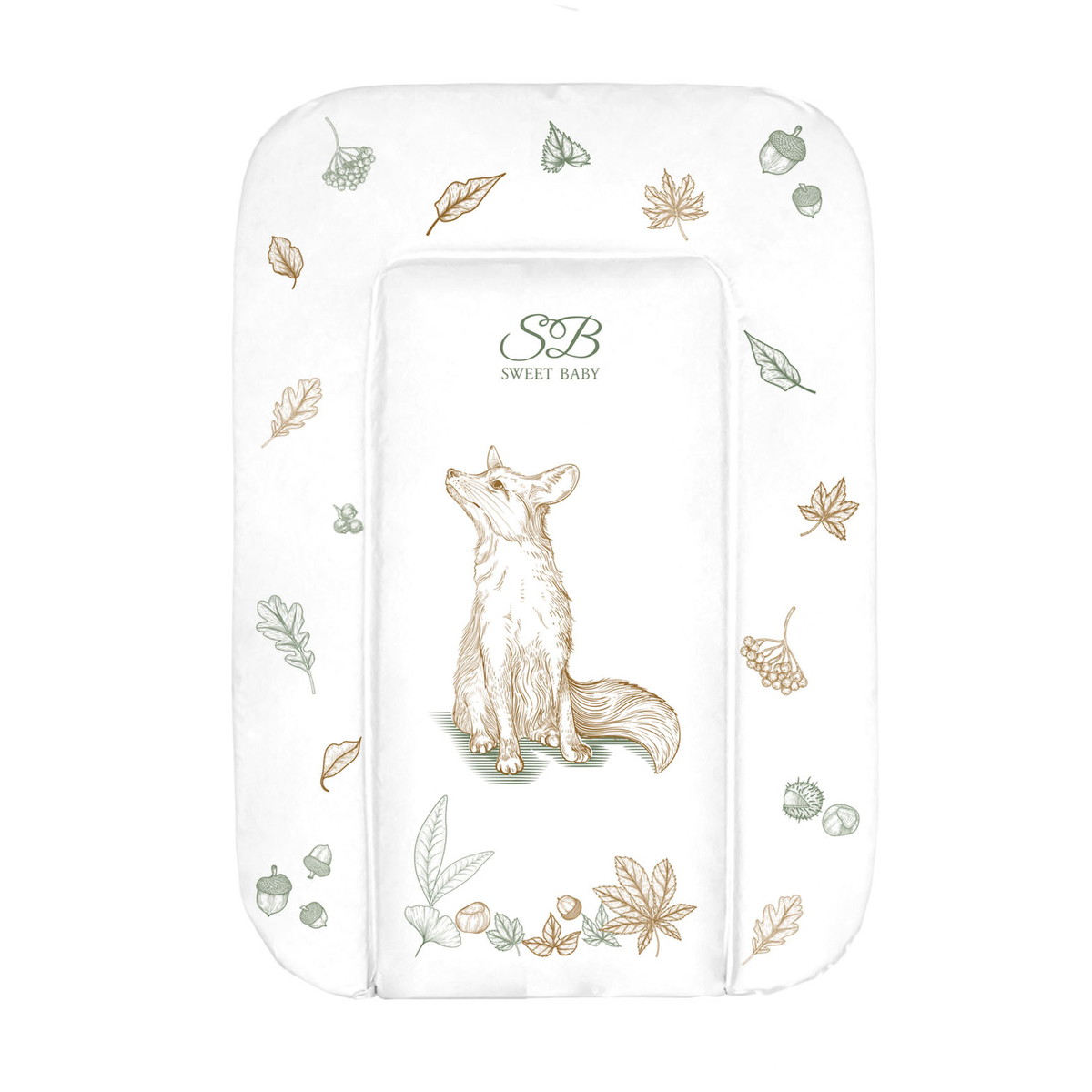 Пеленальный матрасик 48х71 Sweet Baby Foresta Magica Grigio/oliva (заяц серый/оливковый) z91e1noj90lb3diduo5ab72mu2051e22