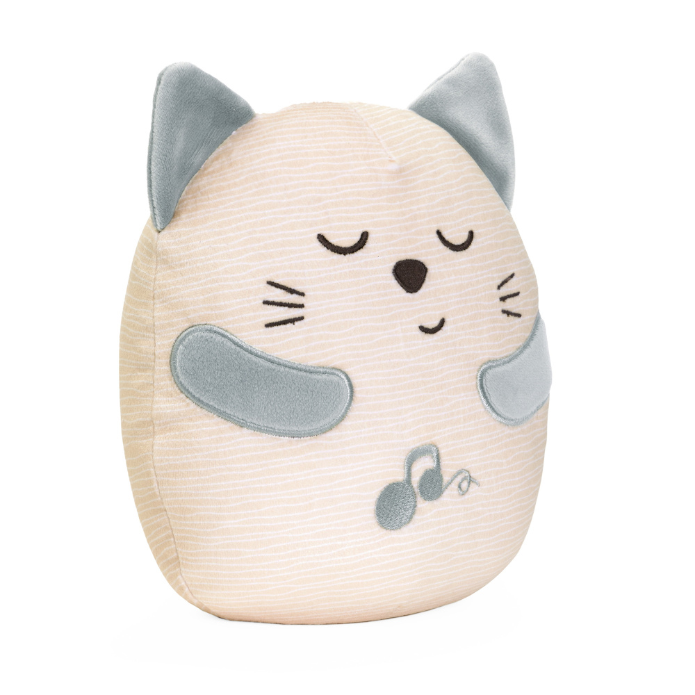 Игрушка мягкая Chicco Мурчащий котёнок First Dreams (муз) (бежевый)