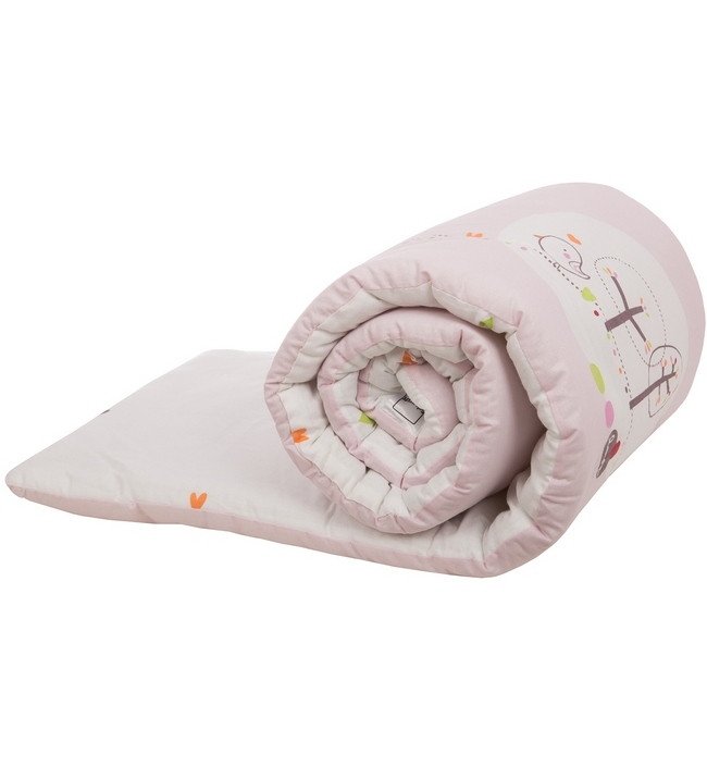 Комплект белья из 4-х предметов Schardt Birdy белый/розовый rjyl50rubefeb2pu29ul7i9c8f8dndwh