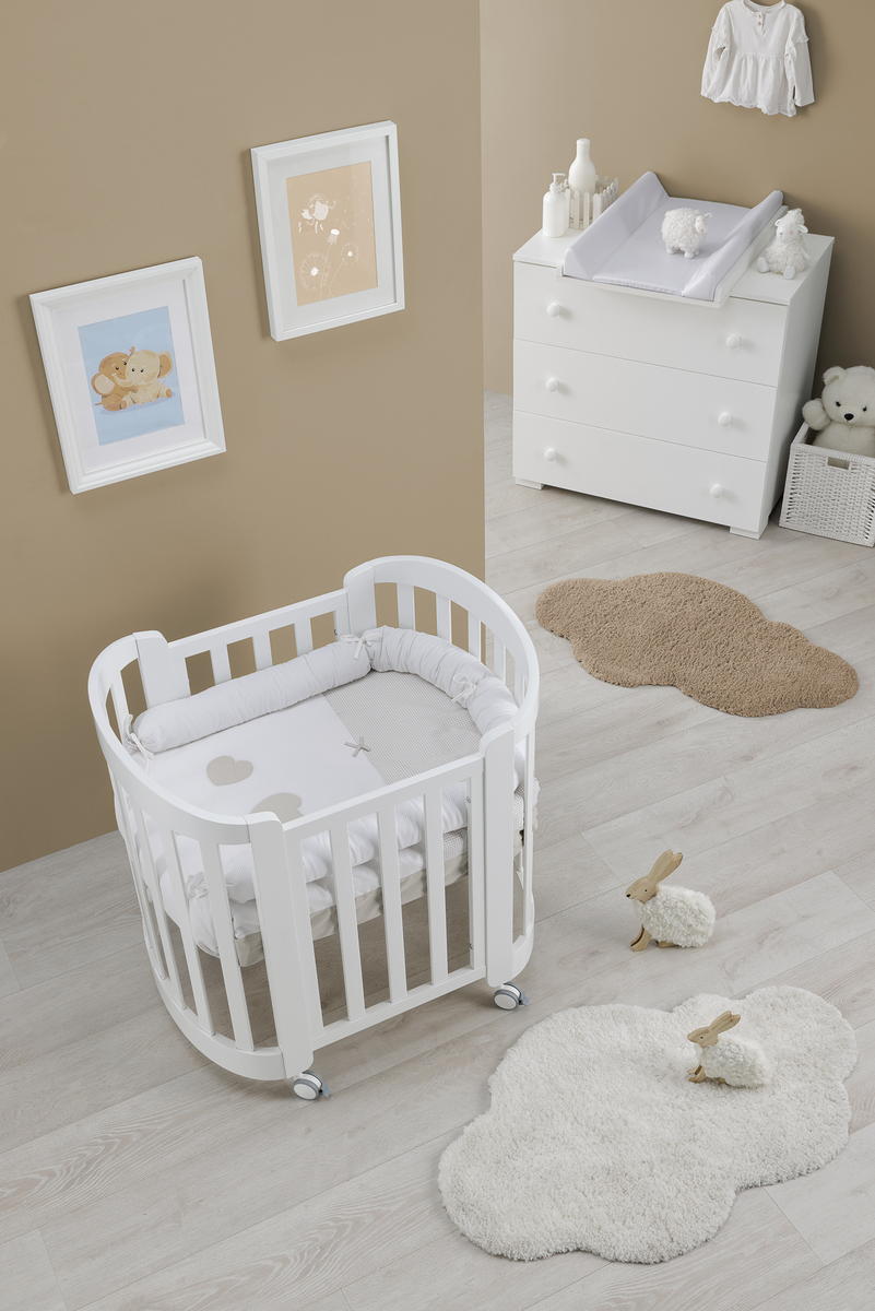 Детская кроватка Erbesi Sweet с матрасом Белый 78bpj75xvpnh74d80r0ug2j7k81mz60q