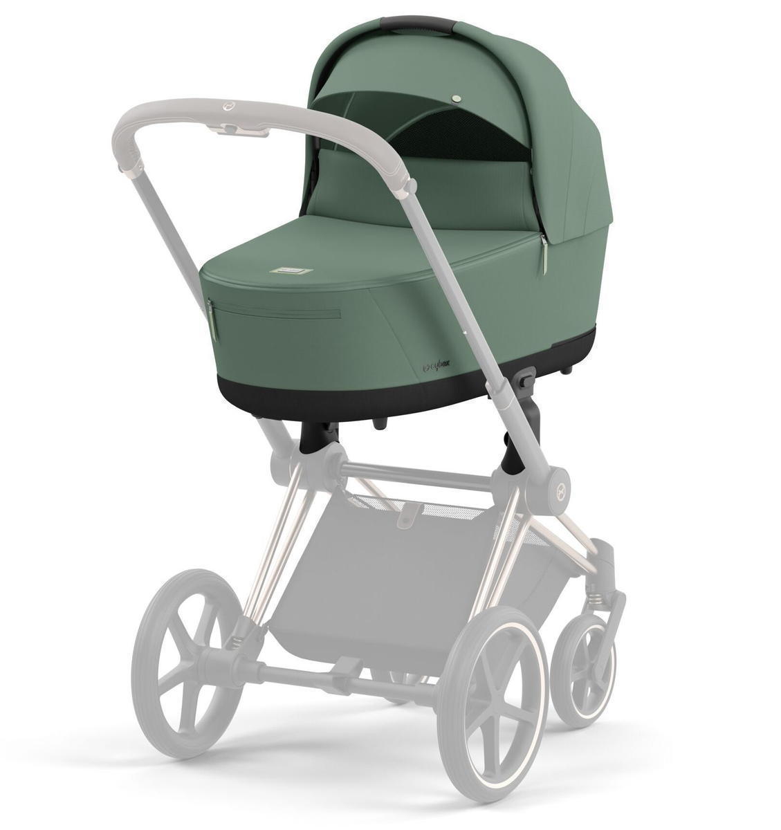 Коляска 2 в 1 Cybex Priam IV (шасси Chrome Brown) Leaf Green 0l4wsqsca3cl714pjmbe6zzwg1mo2ogs