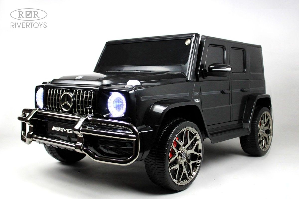 Детский электромобиль RiverToys Mercedes-AMG G63 (S307) черный t8p97d8wzu73d660hr1kqcbyaj2y41zx