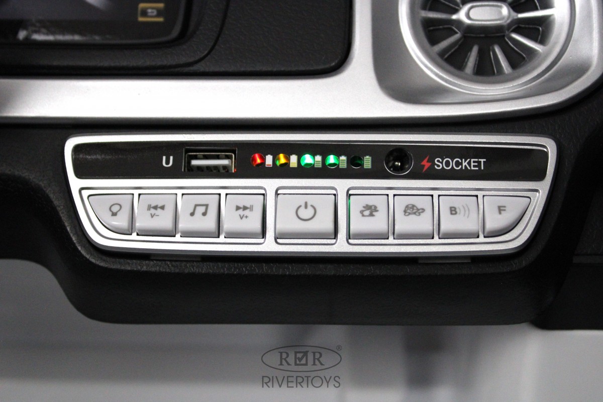 Детский электромобиль RiverToys Mercedes-AMG G63 4WD (S307) белый 0zz5xecsraijp7em5hh020385gfumuj2