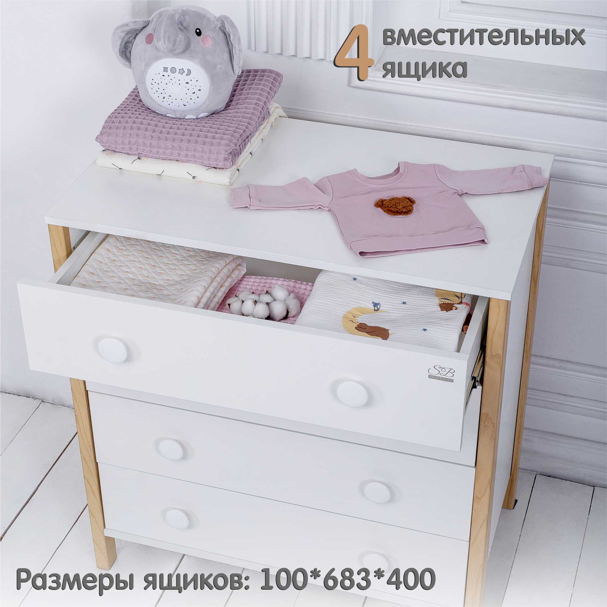 Пеленальный комод Sweet Baby Giovanni Белый/Натуральный rsa7jv6gbuypwdssx6d4ufmxwmj52l7x