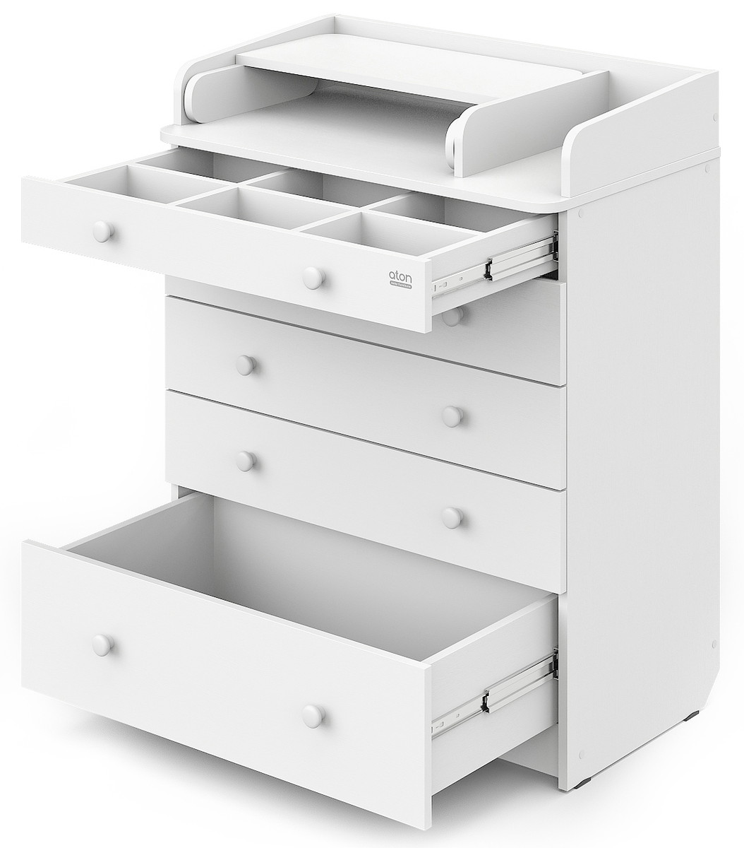 Детский пеленальный комод Атон Leo 805 с органайзером, ЛДСП белый-белый 716dbck503qa8r6hsq3cqdsuua3kmvk6