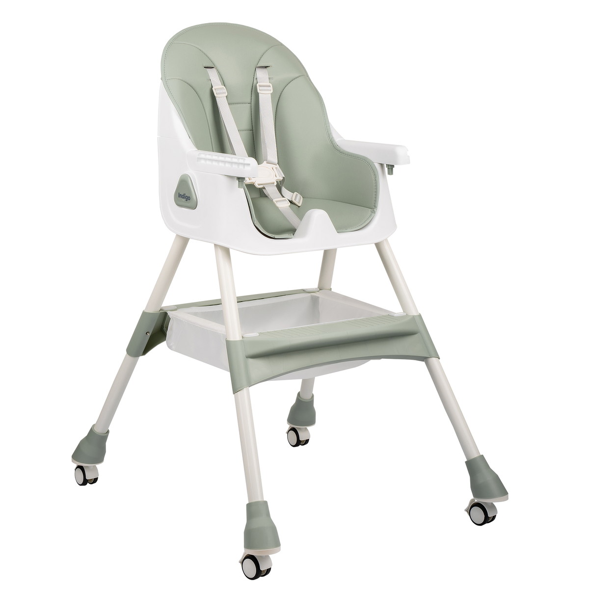 Стульчик для кормления Indigo Corn зеленый-серый v2uxldv6ik6vse9y8ca3idwgn1l64a5n