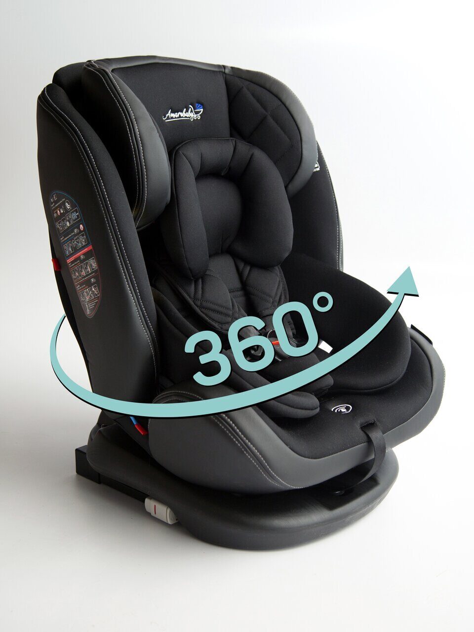Автокресло AmaroBaby ST-3 isofix Черный 8b641dcf1b0db884c6b56c800fe17278